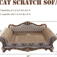 Sofa Shaped Scratching Couch,Thick Scratching Cardboard, Lounge Bed for Indoor Rest&Play, Sofa Scratcher Pad (23 "L X 12.2" W X 10.6 "H)