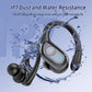 Wireless Earbuds Bluetooth 5.4 Headphones Sports, 75H Stereo Deep Bass Over Ear Buds with Earhooks, Bluetooth Earbuds with 4 ENC Mic, LED Display, IP7 Waterproof Earphone for Running, Black