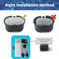 PET STANDARD Replacement Water Filter & 4 Pack Replacement Pre-Filter Sponges Compatible With WOPET® 67oz/2L Automatic Pet Fountain, Pack of 10