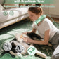 Hands-Free Dog Hair Dryer – Low Noise Pet Grooming Blower for Small & Medium Dogs Cats, Fast Drying, Adjustable Heat & Speed, Portable (Green)
