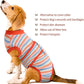 Kuoser Recovery Suit for Dogs Cats After Surgery, Professional Pet Recovery Shirt Dog Abdominal Wounds Bandages, Substitute E-Collar & Cone,Prevent Licking Dog Onesies Pet Surgery Recovery Suit