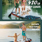 11'Stand Up Paddle Boards Surf Control with Premium SUP Board Accessories Backpack & Removable Fins, 34" Wide Inflatable Paddle Boards of All Skill Levels