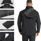 Outdoor Ventures Men's Lightweight Softshell Jacket Fleece Lined Hooded Water Resistant Winter Hiking Windbreaker Jackets