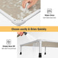 Veehoo Chew Proof Elevated Dog Bed - Cooling Raised Pet Cot - Silver Aluminum Frame and Durable Textilene Mesh Fabric, Unique Designed No-Slip Feet for Indoor or Outdoor Use, Beige Coffee, Large