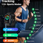 Smart Watch Fitness Tracker (Answer/Make Call), 24/7 Heart Rate Spo2 Blood Pressure Monitor Sleep Tracker, 114 Sports Modes Pedometer Calorie Step Tracker, Waterproof Activity Tracker for Women Men