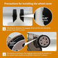 9Pack Luggage Suitcase Wheels Cover Carry on Luggage Wheels Cover for most 8-spinner Wheels Luggage Sets