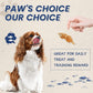 Dog Treats Chicken & Fish, High in Protein and Omega-3, for Large Small Dogs, 10.5 oz