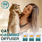 Cat Calming Diffuser 6 in 1 Multicat Calming Pheromones Diffusers Relief Stress Anxiety Fighting Scratching 90 Days Calm Relaxing Pheromone for Cats kit 48ml Refill Fits All Common Diffuser Plug In