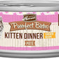 Merrick Purrfect Bistro Grain Free Premium Soft Canned Pate Chicken Wet Cat Food, Kitten Dinner Recipe - 5.5 OZ Can