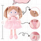 Soft Baby Doll Toys (12''), My First Baby Rag Doll for 1 Year-Old Girl Birthday Gift, Christmas Plush Toys Gift for Toddler Kids Infants-Halloween Special-Princess Coral-Light-Pink