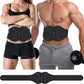 FDA Cleared, ABS Stimulator - EMS Muscle Stimulator, Portable Muscle Training for Abdomen, Abdominal Toning Belt, Fitness Ab Workout Equipment for Women and Men, Black Blue