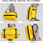 Haimont Large Waterproof Duffel Backpack Roll-Top Heavy Duty Dry Duffle Bag for Boating, Travel, Motorcycle, Kayaking, Camping, 60L