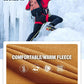 FREE SOLDIER Men's Outdoor Softshell Fleece Lined Cargo Pants Snow Ski Hiking Pants with Belt