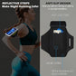 Cell Phone Running Armband with Zipper Pocket Armband Case Running Holder for iPhone 16 Pro Max/15/14 Pro Max/13/12 /11 Pro Max/XS/XR,Galaxy S20 S10,Sweatproof Arm Band with Card/Key Bag