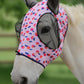 Harrison Howard Super Comfort Stretchy Fly Mask Large Eye Space with UV Protection Soft on Skin with Breathability Weaving Dots L