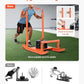 VEVOR Weight Sled, Steel Power Sled, Fitness Strength Training Sleds for Athletic Exercise Speed Improvement, Workout Fitness Equipment with Handle, Compatible with 1/2 in Weight Plates, Orange