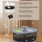 SIBAYS 2.5Gal/9.5L Dog Water Fountain for Large Dogs, 3 Flow Modes Large Pet Water Fountain for Cats, Automatic Dog Water Bowl Dispenser with 7" Filter & Smart LED Pump, Quiet, BPA-Free Material(FS68)