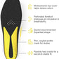Superfeet Hockey Cushion Insoles - Foam Shoe Inserts for Skates - Professional Grade - Junior Skate Size 1-2