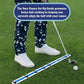 Putting Rail & Golf Stance Training Aid 2-in-1 | Golf Alignment & Putting Ruler 36 Inches with Carrying Case