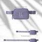ODODOS Unisex Mini Belt Bag with Adjustable Strap Small Fanny Pack for Workout Running Traveling Hiking, Ultra Violet
