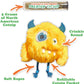 Meowijuana Refillable Cat Toys | Get Silly - Furry Friend Catnip Toys | Includes Potent Hand Harvested Catnip Grown in North America | Promotes Play and Cat Health