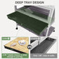 Guinea Pig Cage, Moveable Metal Frame Hamster Cage Anti-Chewing with Aluminium Alloy Edge, Hideouts, Ramps, Seesaws Chewing Toy, Deeper Pull-Out Leakproof Tray for Indoor Outdoor（White）