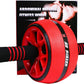 AB Wheel Roller, Exercise Abdominal Wheel Fitness for Gym & Home, Work-out Strength-Training Equipment with Knee Pad