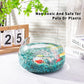 0.5 Lb/230g Blue Howlite Turquoise Crushed Stone Crystal Chips Bulk, Aquarium Gravel Rocks Polished Tumbled Stones Marble for Vases Filler, Garden and Fish Tank Decoration - 7-9mm