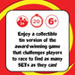 SET Enterprises SET - The Family Card Game of Visual Perception - Race to Find The Matches, For Ages 8+,81 Cards, Rules included