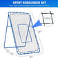 Volleyball Rebounder Net, Soccer Baseball Rebound Pitchback Net, Adjustable Target Practice Nets, Easy Setup Softball Bounce Back Trainer Equipment, Improve Sport Training Skills for Backyard