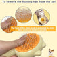 Cat Brush,Dog Brush, Pet Hair Cleaner Brush,Pet Grooming Cat Dog Brush,Pet Comb-Cat Comb for Kitten Massage Removes Loose Fur-Cat Grooming Brush Long Short Hair Cats Dogs Pet Brush (Yellow)