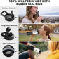 Insulated Water Bottle 24oz, Triple Wall Vacuum Stainless Steel (Cold for 48 Hrs, Hot for 24Hrs), Leak Proof & Non-BPA, 24oz Hydro Water Flask with Paracord Handle & Straw Spout Lids