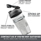 HELIMIX 1.5 Vortex Blender Shaker Bottle Holds Upto 20oz | No Blending Ball or Whisk | USA Made | Portable Pre Workout Whey Protein Drink Shaker Cup | Mixes Cocktails Smoothies Shakes | Top Rack Safe