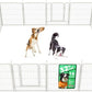 FXW Rollick Unleashed Dog Playpen for Indoor, Yard, RV Camping, 32 inch 16 Panels for Medium and Large Dogs, White│Patented