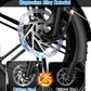 W Wallke H7 AWD Dual Motor Electric Bike for Adult, 48V 60Ah/40Ah Removable Battery, Long Range 32-34MPH Fast Ebike, 20" Fat Tire Mountain Offroad All Terrain Full Suspension E-Bicycle, UL2849 List