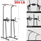 Sunny Health & Fitness Power Tower, Dip Bar, Push-Up & Pull Up Assisting Parallette Station w Optional Rock Climbing Grip Trainer