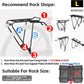 Bike Panniers Bike Bags Waterproof 40L Bicycle Saddle Bags for Rear Rack Luggage Trunk Bag Double Side Pannier Bag with Rain Cover Cycling Accessories, Black-L