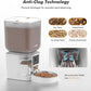 Automatic Dog Feeder - 8L/34 Cups Large Capacity Automatic Cat Food Dispenser with LCD Screen, Large Food Tray, Battery Operated, Timed Cat Feeder, Up to 50 Portions 6 Meals Per Day, Keeps Fresh