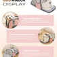 Expandable Pet Carrier Backpack, Cat Carrier Backpacks with Breathable Mesh for Cats Small Dogs Puppies Up to 25 Lbs Airline Approved Waterproof Travel Carrier with Safety Buckle for Hiking & Flights