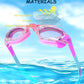 Kids Swim Goggles, Swimming Goggles for Kids Toddlers 3-14 with Swim Cap, Nose Clip, Nose Bridge, Ear Plugs