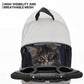 MoNiBloom 3 in 1 Foldable Pet Stroller for Small & Medium Dogs, Detachable Carrier, Car Seat, Push Button Entry, 4-Wheel Jogger for Pets up to 33 lbs, Navy Blue