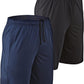DEVOPS Men's 2-Pack Loose-Fit 10" Workout Gym Shorts with Pockets