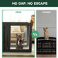 FXW AuraSpace Acrylic Indoor Unleashed Dog Playpen for Small and Medium Dogs, 30 Inch, 8 Panels, Black