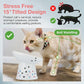 Necoichi Extra Wide Raised Cat Food Bowl, Elevated, Prevent Neck & Whisker Fatigue, Dishwasher and Microwave Safe, No.1 Seller in Japan! (Colorful Dots Limited Edition, Extra Wide Tilted)