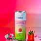 Taika Strawberry Matcha Latte - Ready to Drink Hot & Cold Brew Strawberry Matcha Latte in Cans - Organic Ceremonial Grade Matcha w/Ashwagandha, Lions Mane, & L-Theanine - 8 Fl Oz (Pack of 12) (8 Fl Oz (Pack of 12), Strawberry Matcha Latte)