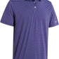 Men's Golf Polo Shirts Short Sleeve Striped Performance Moisture Wicking Dry Fit Golf Shirts for Men