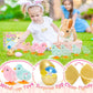 Tagitary Plush Easter Bunny Toys for Kids,Hopping Interactive Rabbit with Leash,Golden Egg,and Wind Up Toys,That Making Sounds,Wiggling Ears,Twitching Nose,Easter Basket Stuffers Gift for Toddlers