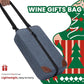ALLCAMP Wine Bag - Insulated Cooler Bag with Wine Glasses, Bottle Opener & Wine Accessories for Wine Lovers - Portable Wine Gift Bag for Travel, Picnics, and Gift Ideas(Blue)
