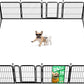 FXW Rollick Unleashed Dog Playpen for Indoor, Yard, RV Camping, 24 inch 16 Panels for Small and Puppy Dogs, Black│Patented