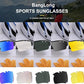 BangLong Polarized Sports Sunglasses Cycling Sun Glasses for Men Women with 5 Interchangeable Lenes for Running Baseball Golf